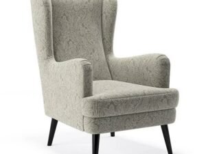 Deuba Fabric Marqes Wing Chair For Living Room